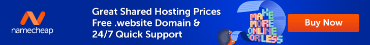 Great shared hosting pricing and free domains at Namecheap.com